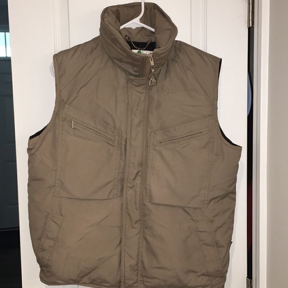 Vintage Pacific Trail hooded retro vest jacket M